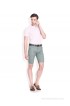 Celio Green Cotton Solid Shorts